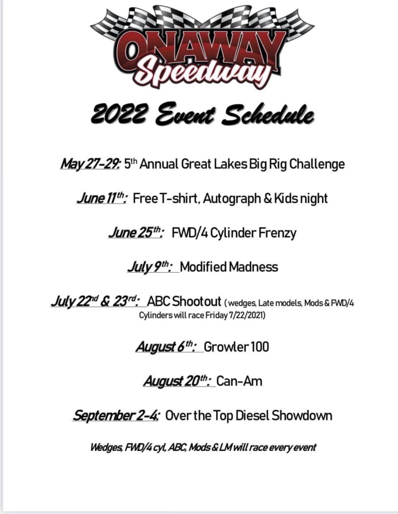 Onaway Speedway