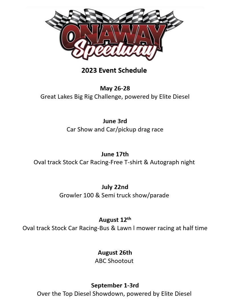 Onaway Speedway